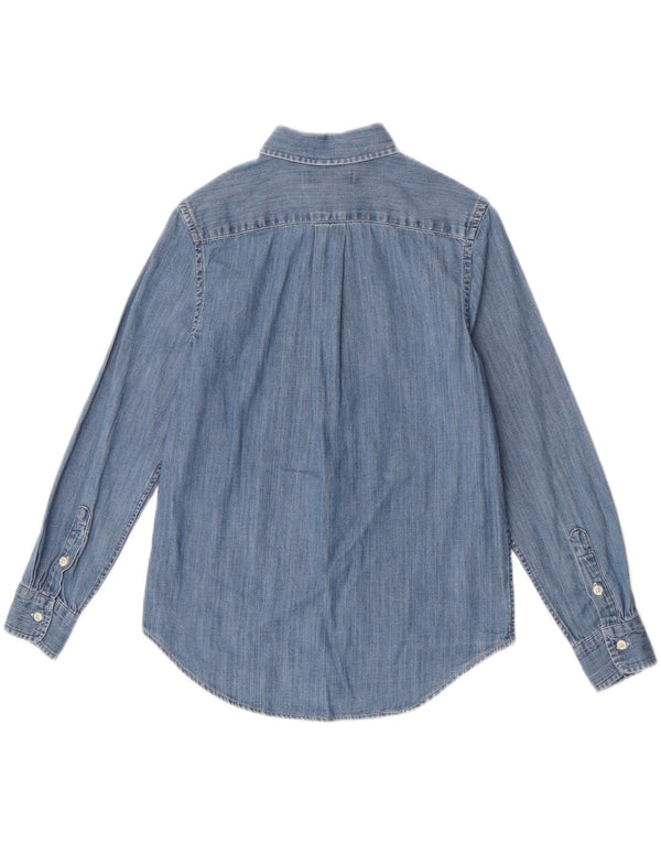 Ralph Lauren Jeanshemd für Jungen, 10–11 Jahre, mittelblaue Baumwolle