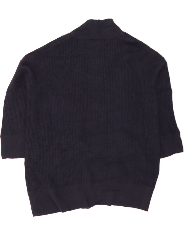 J. CREW Womens Oversized Longline Cardigan Sweater UK 14 Medium Navy Blue Vintage J. Crew and Second-Hand J. Crew from Messina Hembry 