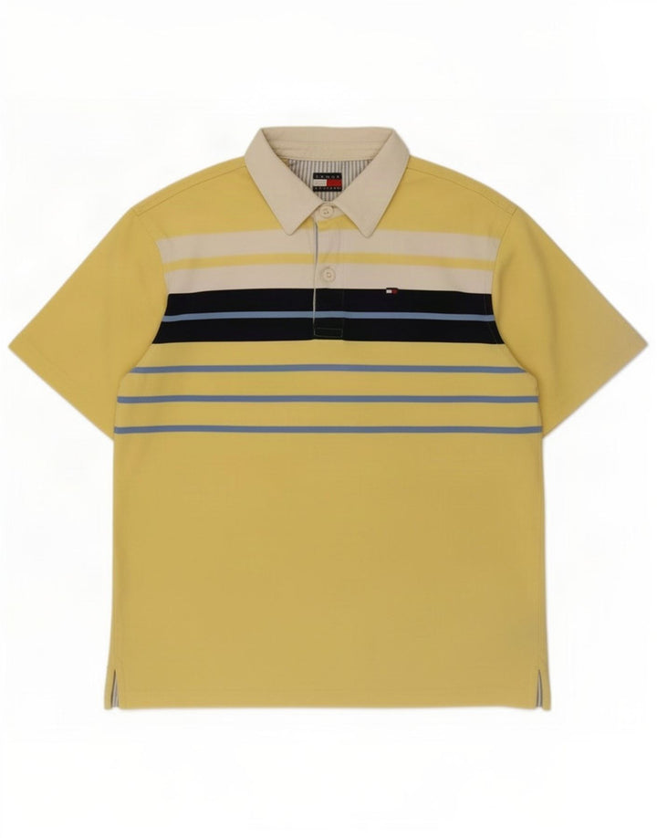 Tommy Hilfiger Herren Rugby-Poloshirt Mittelgelb gestreift