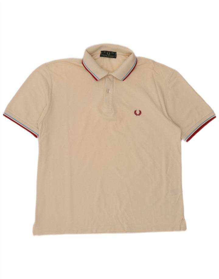 FRED PERRY Herren-Poloshirt aus mittelbeiger Baumwolle
