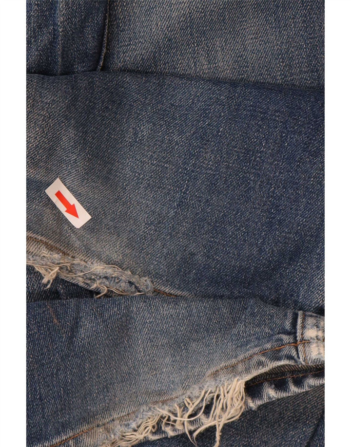 Levi's Herren 507 Bootcut Jeans W31 L34 Blaue Baumwolle