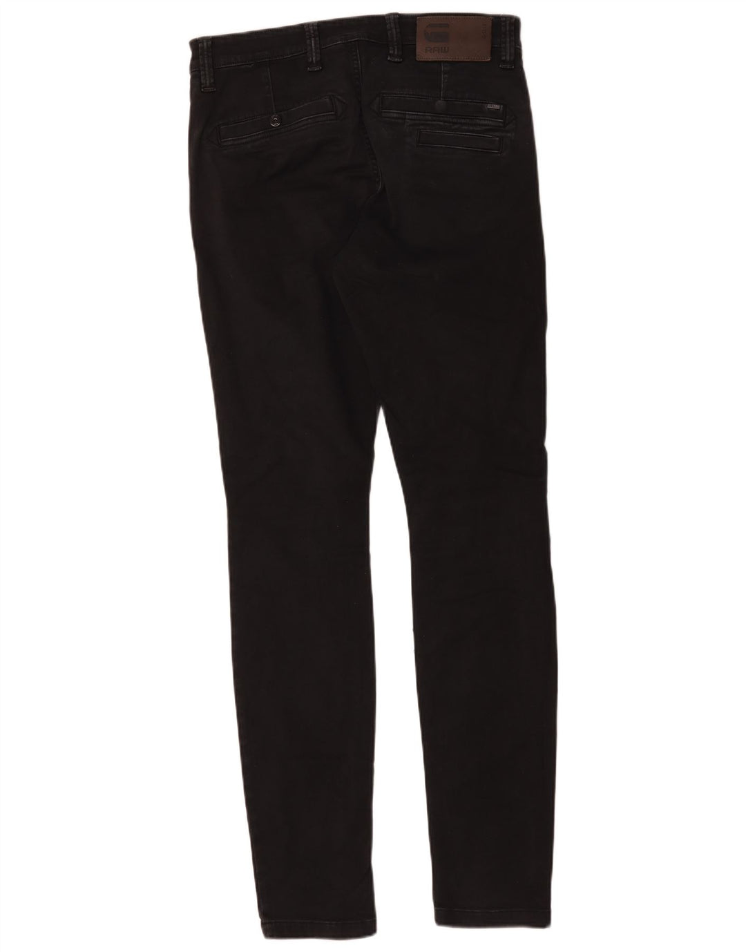 G-Star Herren Slim Jeans W32 L36 Schwarze Baumwolle
