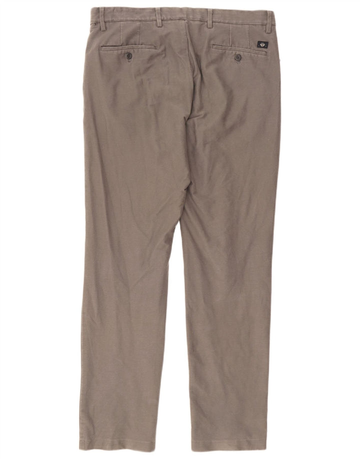 Dockers Slim Chino-Hose für Herren, W34, L31, graue Baumwolle