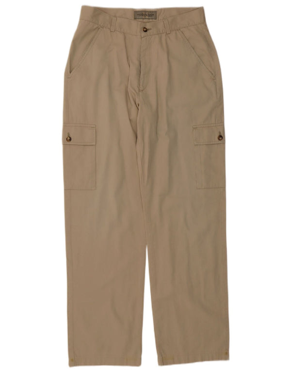 Wampum Herren gerade Cargohose EU 48 Medium W30 L31 Beige Baumwolle