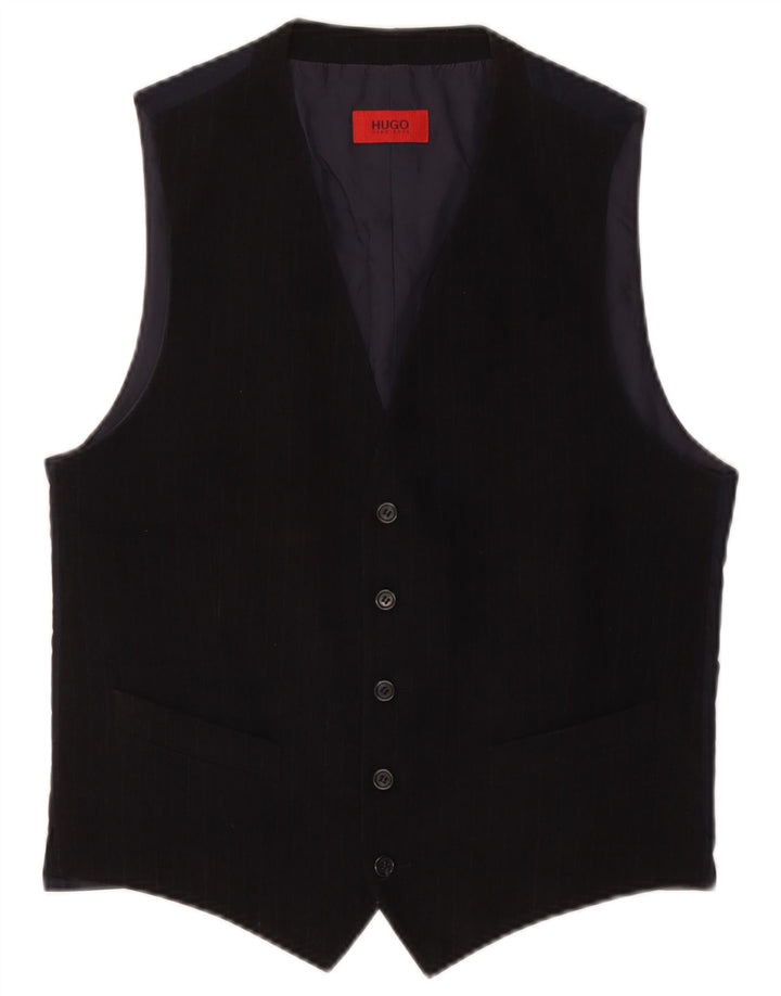 Hugo Boss Mens Waistcoat Small Navy Blue