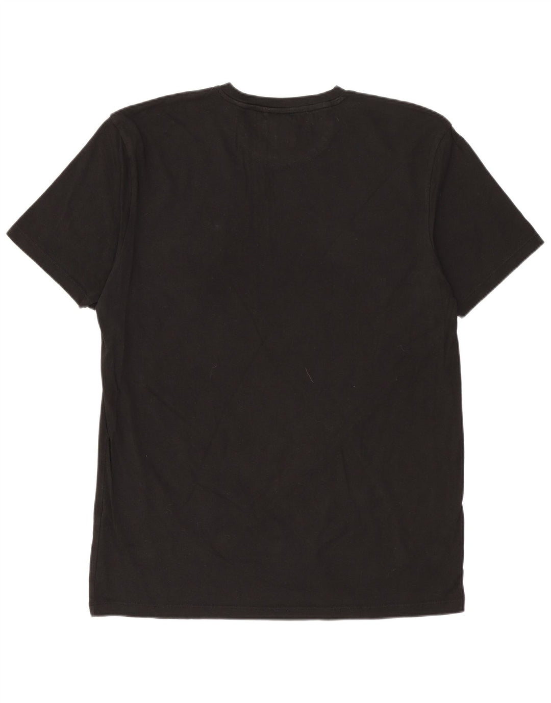ZARA Herren Slim Fit T-Shirt Top XL Schwarz