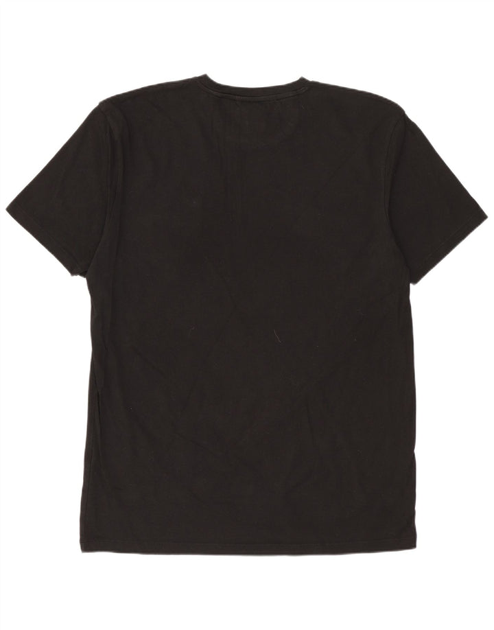 ZARA Herren Slim Fit T-Shirt Top XL Schwarz