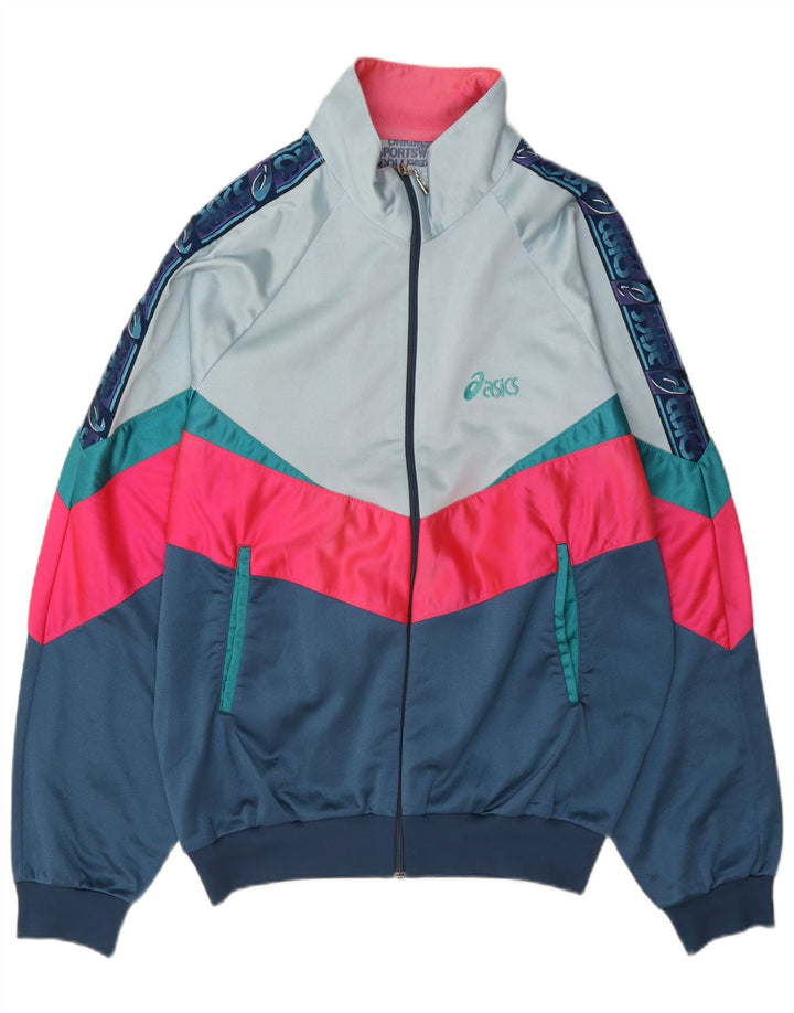 Asics Herren-Trainingsanzug-Top-Jacke IT 50, mittelgroß, mehrfarbig, Farbblock