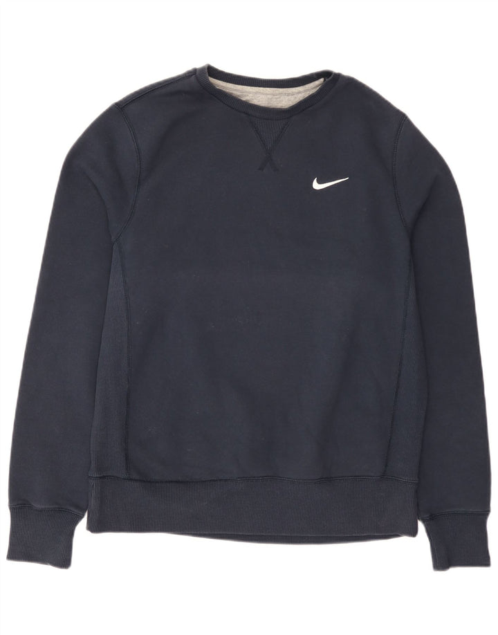 Nike Herren-Sweatshirt, mittelgroß, marineblau, Baumwolle