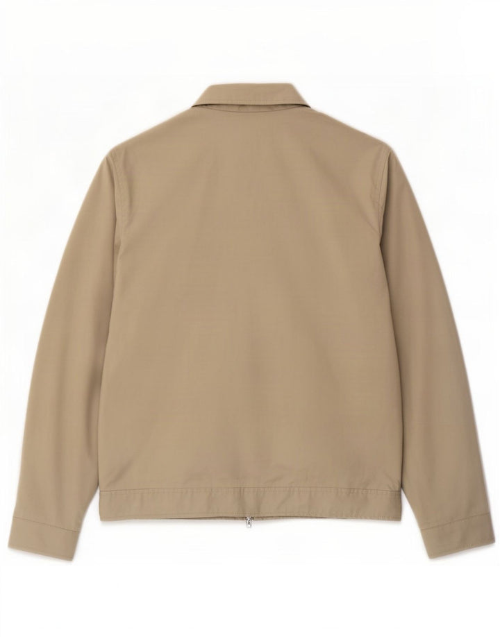 Marks & Spencer Herren Autograph Bomberjacke UK 36 Small Beige Baumwolle