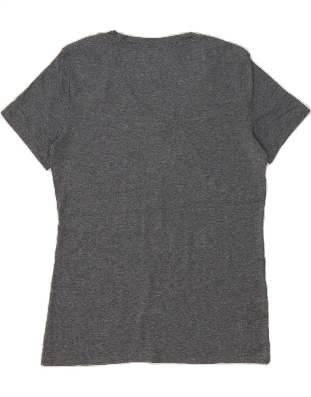 EDDIE BAUER Womens T-Shirt Top UK 14 Large Grey Cotton Vintage Eddie Bauer and Second-Hand Eddie Bauer from Messina Hembry 