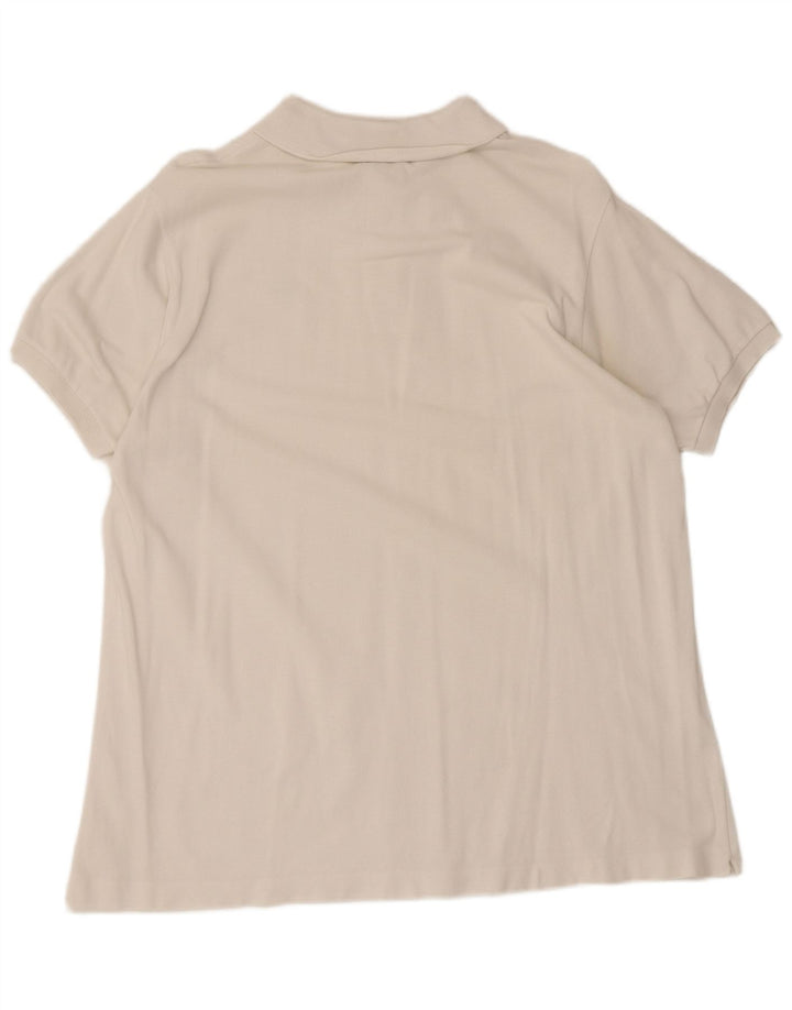 Lacoste Herren-Poloshirt, große weiße Baumwolle