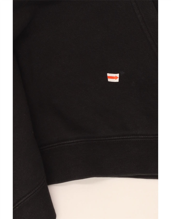 NIKE Herren Kapuzenpullover 2XL Schwarz Baumwolle