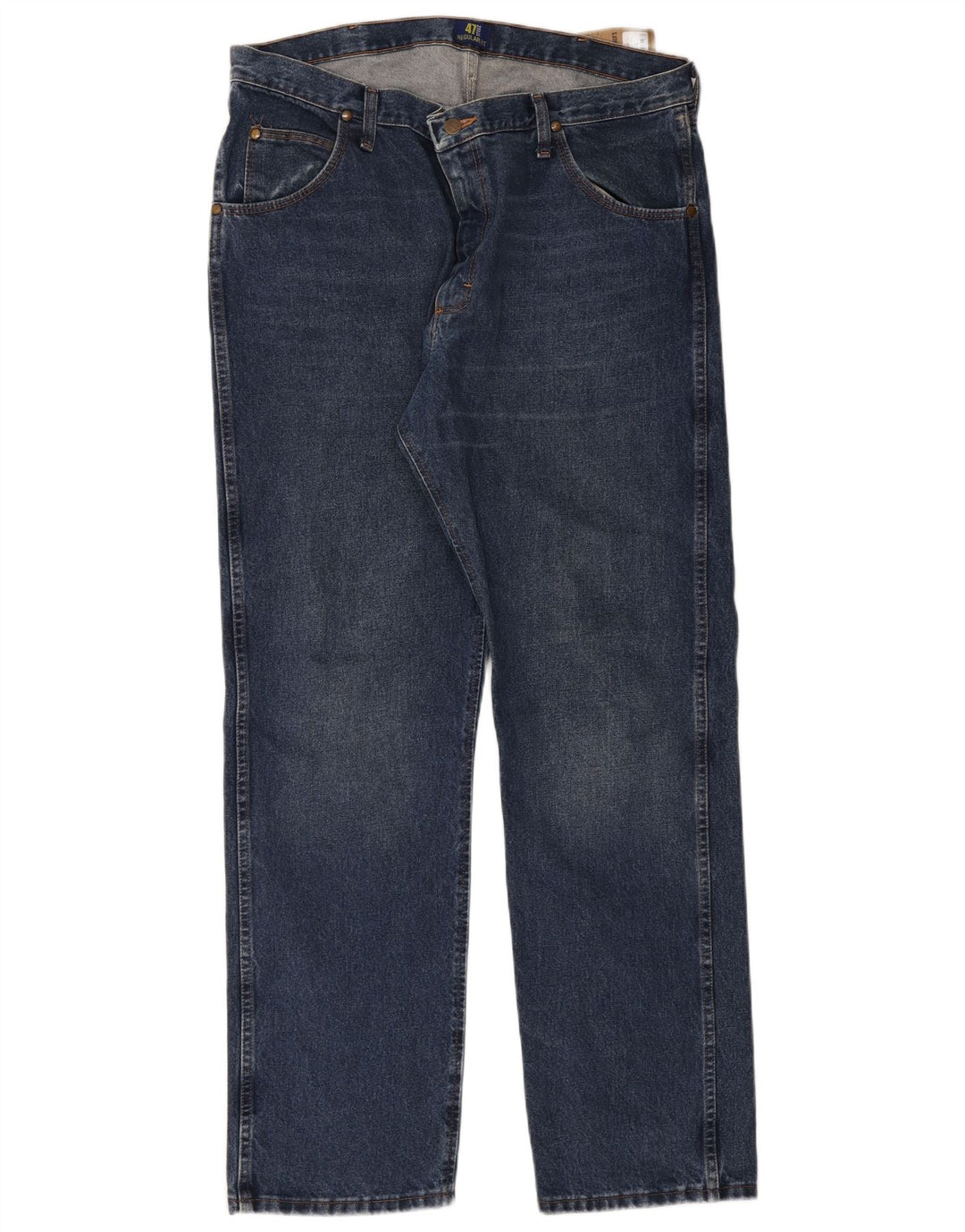 Wrangler Herren Straight Jeans W38 L32 Blaue Baumwolle