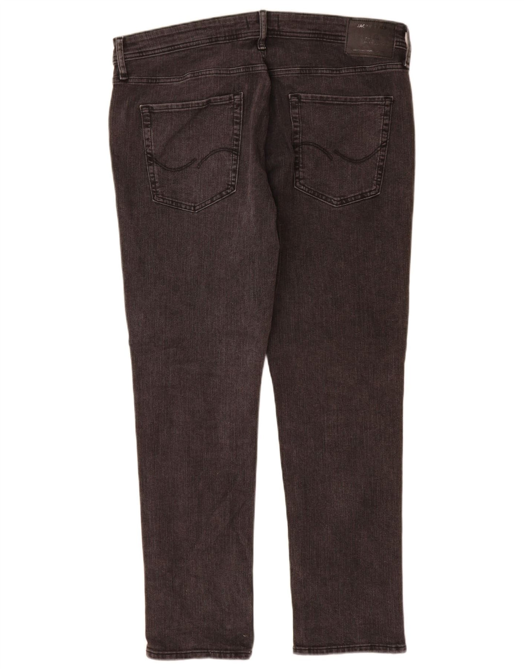 Jack & Jones Herren Slim Jeans W38 L32 Graue Baumwolle