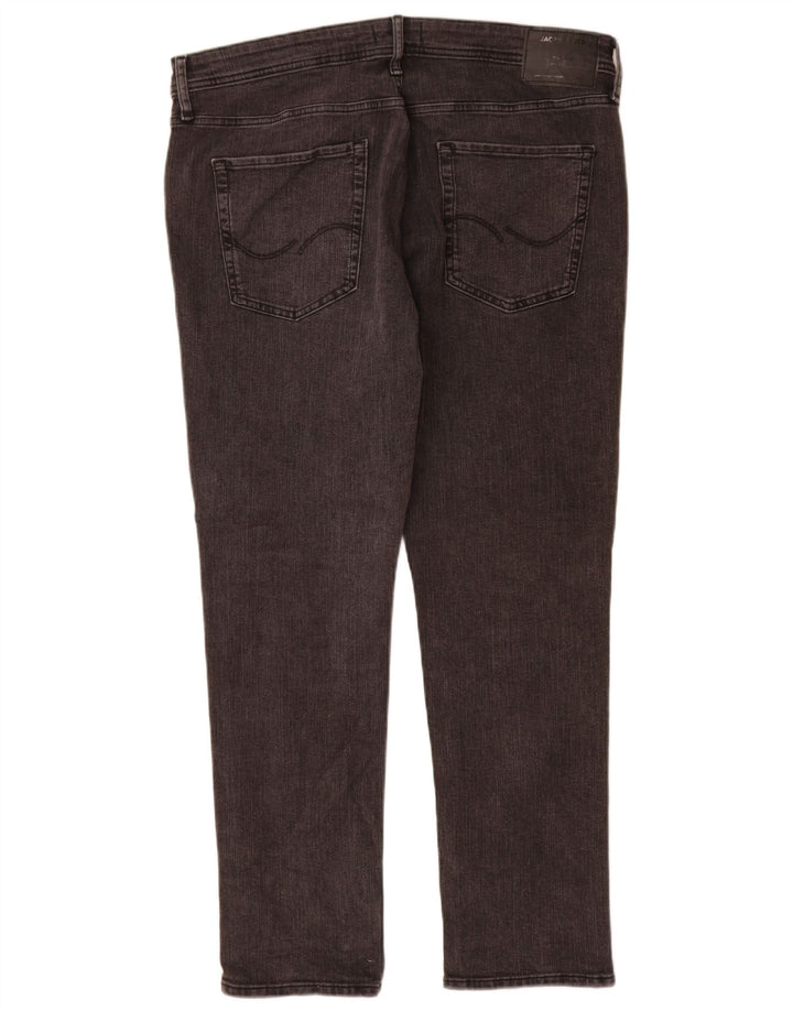 Jack & Jones Herren Slim Jeans W38 L32 Graue Baumwolle