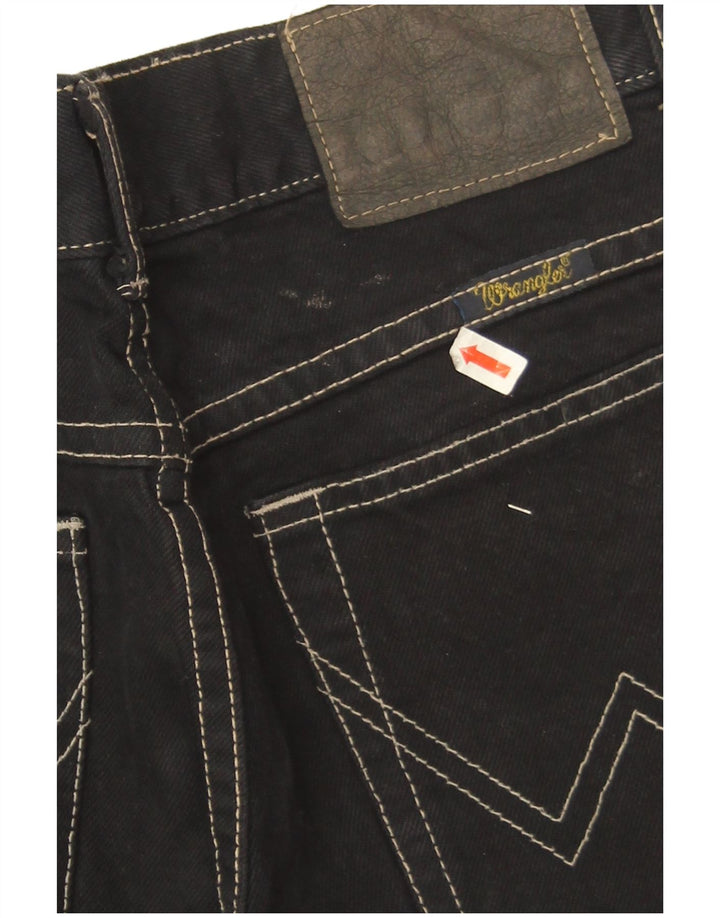 Wrangler Herren Straight Jeans W34 L34 Schwarze Baumwolle