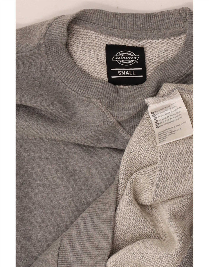 Dickies Herren-Sweatshirt, Pullover, Größe S, Grau, Baumwolle
