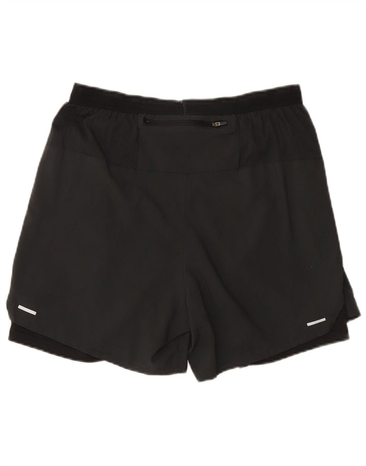 Nike Herren Dri Fit Sportshorts, groß, aus schwarzem Polyester