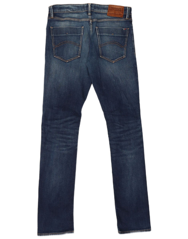 Tommy Hilfiger Herren Scanton Slim Jeans W32 L34 Blaue Baumwolle