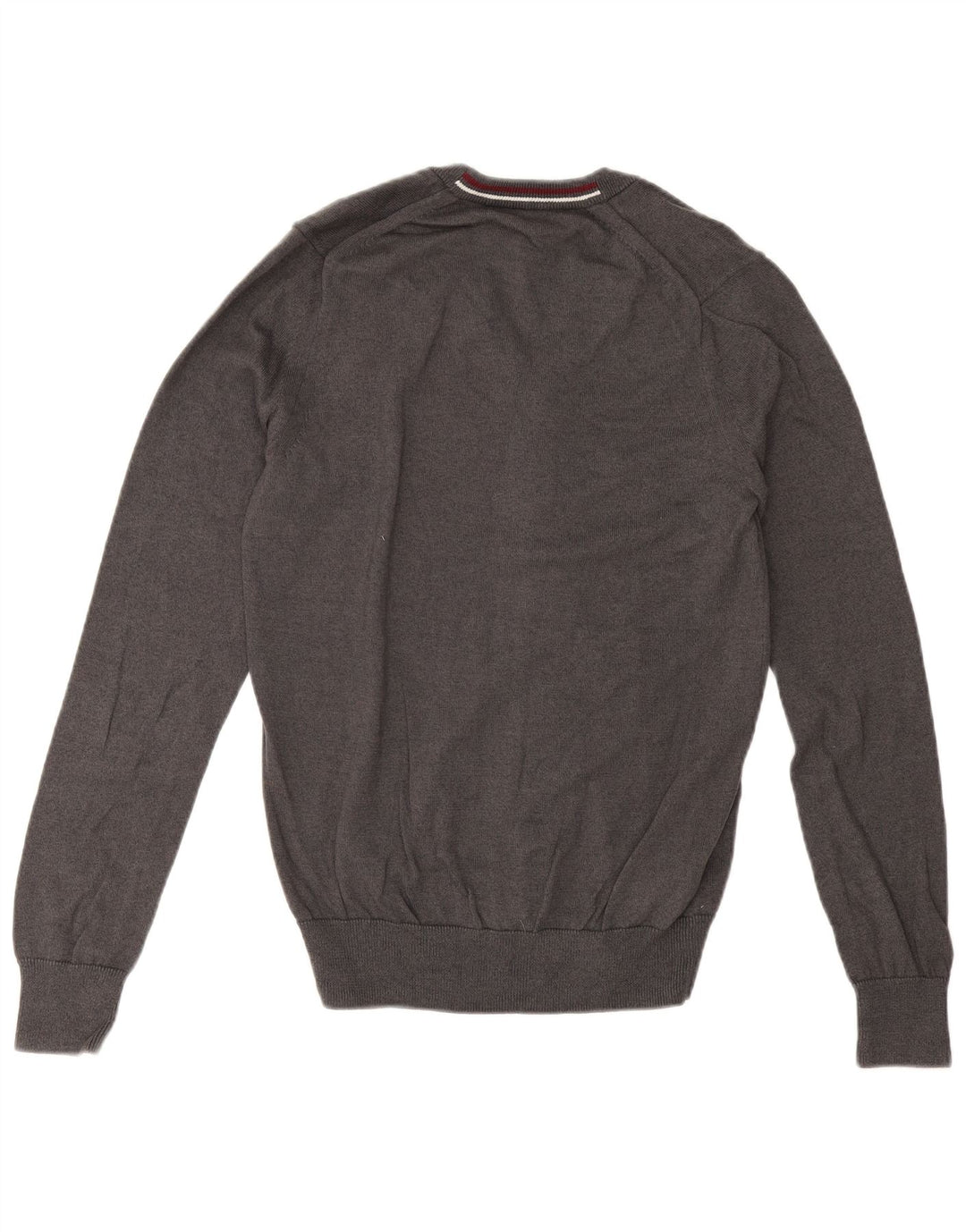Fred Perry Herren-Strickjacke, kleine graue Wolle