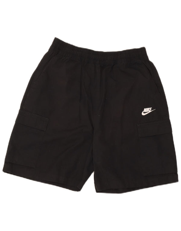Nike Herren Cargo Sport Shorts Medium Schwarz Baumwolle