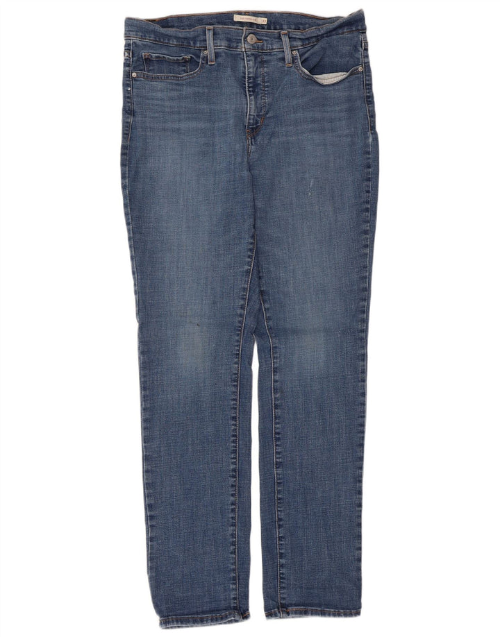 Levi's Damen 312 Shaping Slim Jeans W33 L32 Blaue Baumwolle