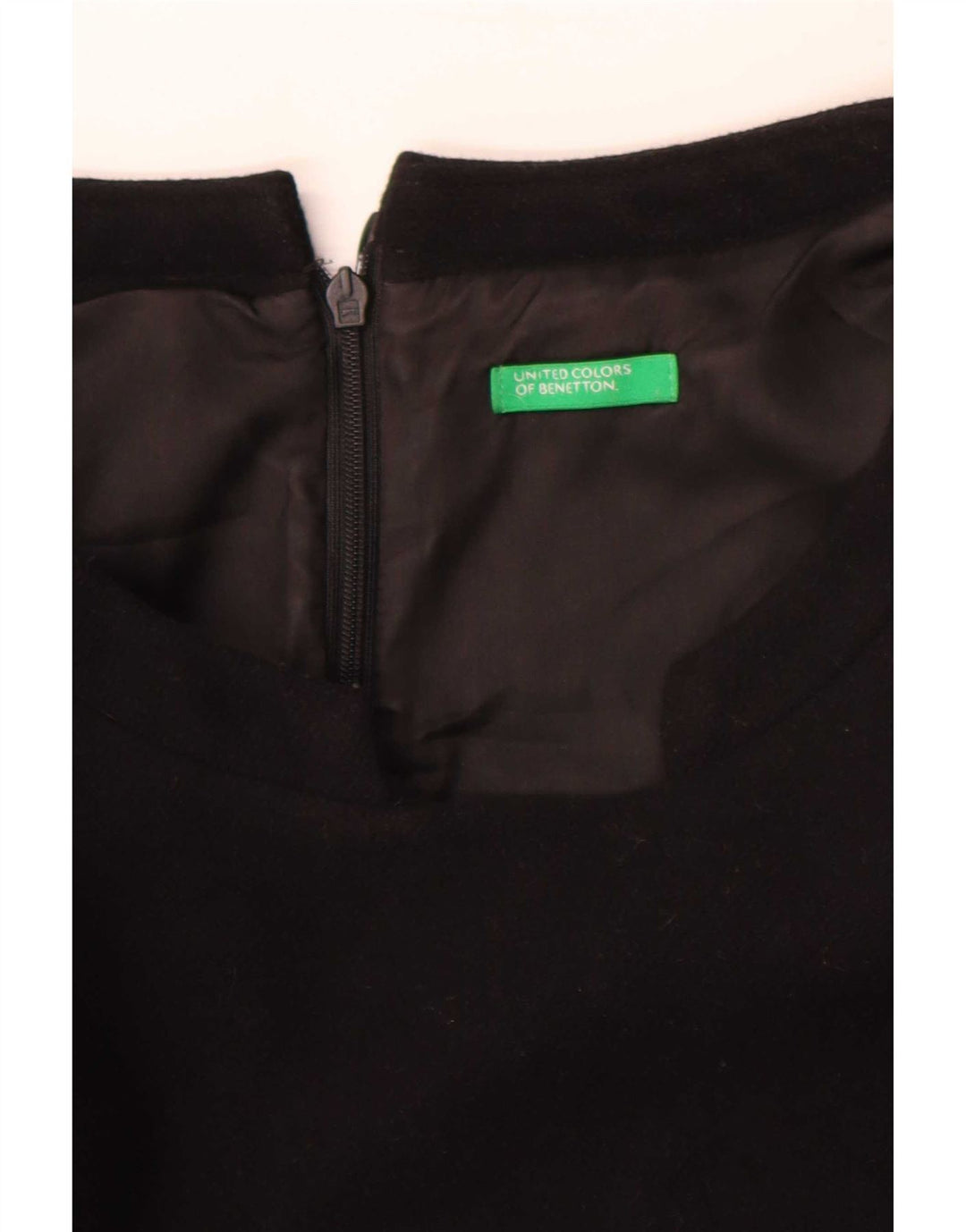 Benetton Damen Etuikleid UK 12 Medium Schwarz