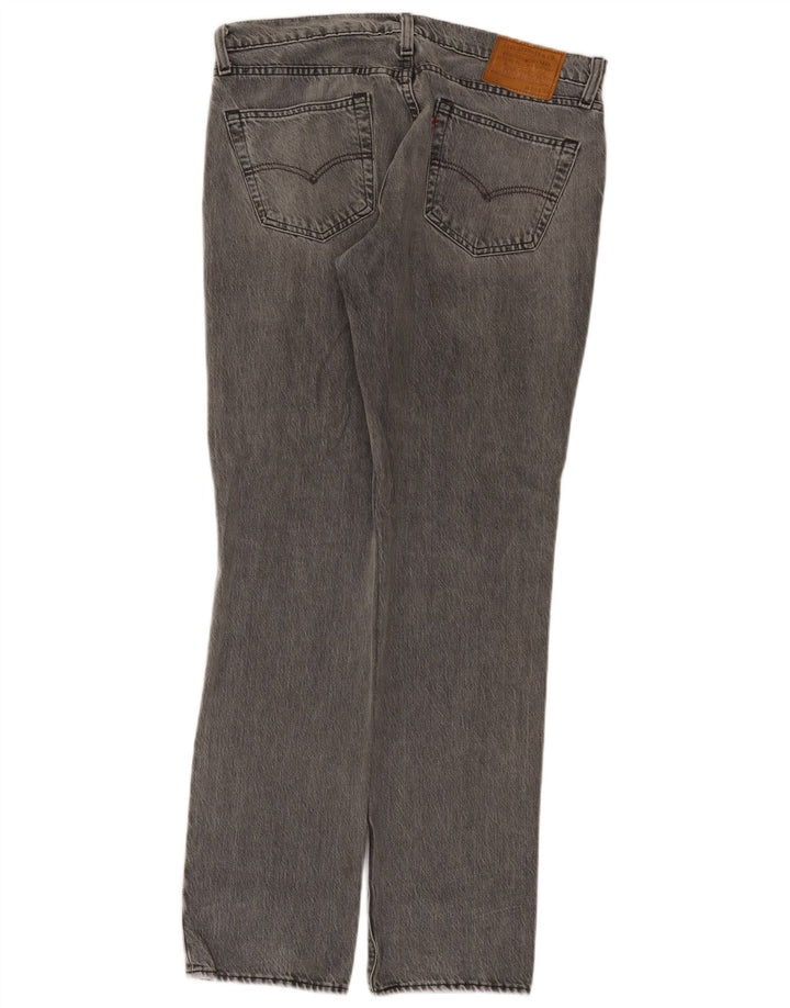 Levi's Herren 511 Slim Jeans W34 L34 Graue Baumwolle