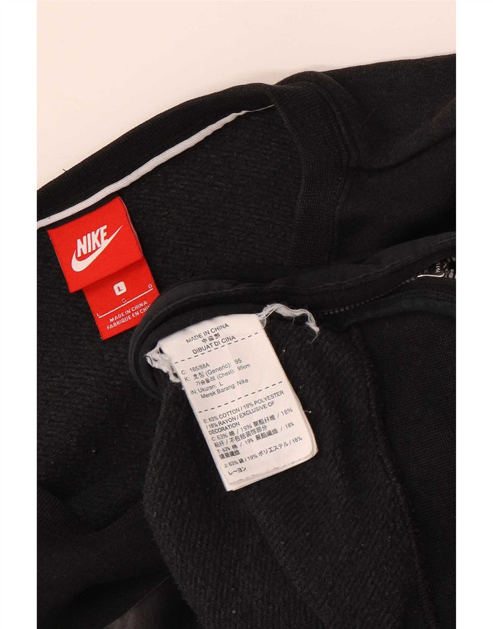 Nike Damen-Sweatshirt „Air Graphic“, übergroß, Größe 40, Schwarz