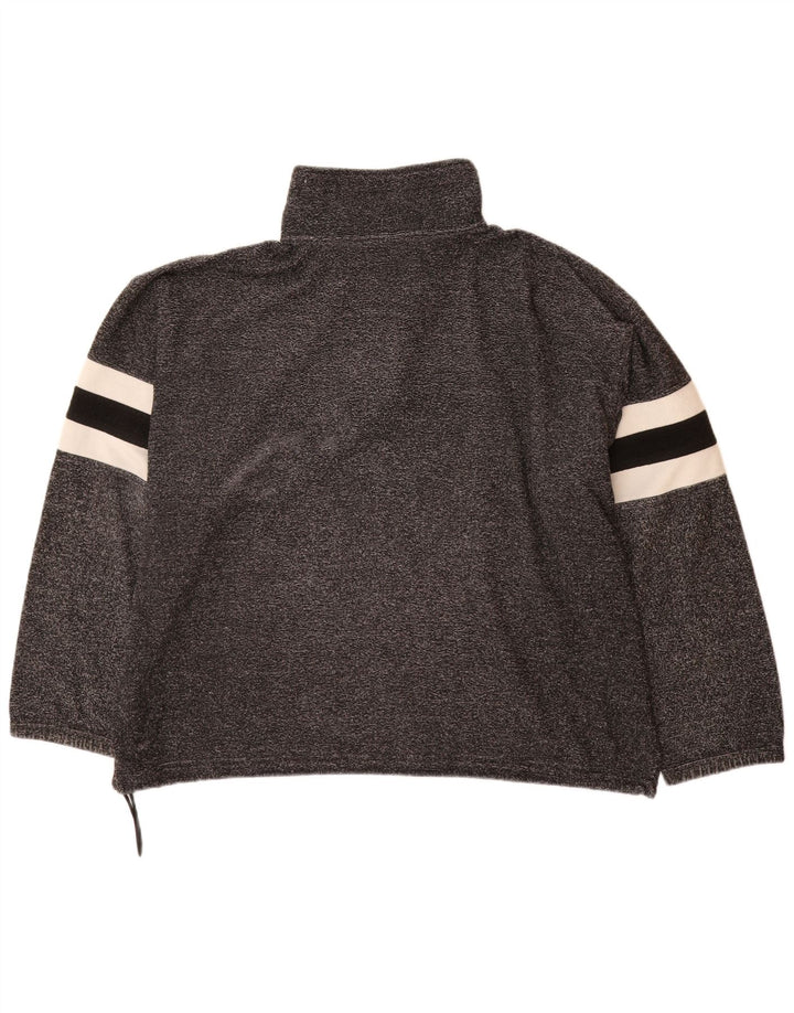 Champion Herren-Sweatshirt mit grafischer, lockerer Passform, groß, grau gefleckt
