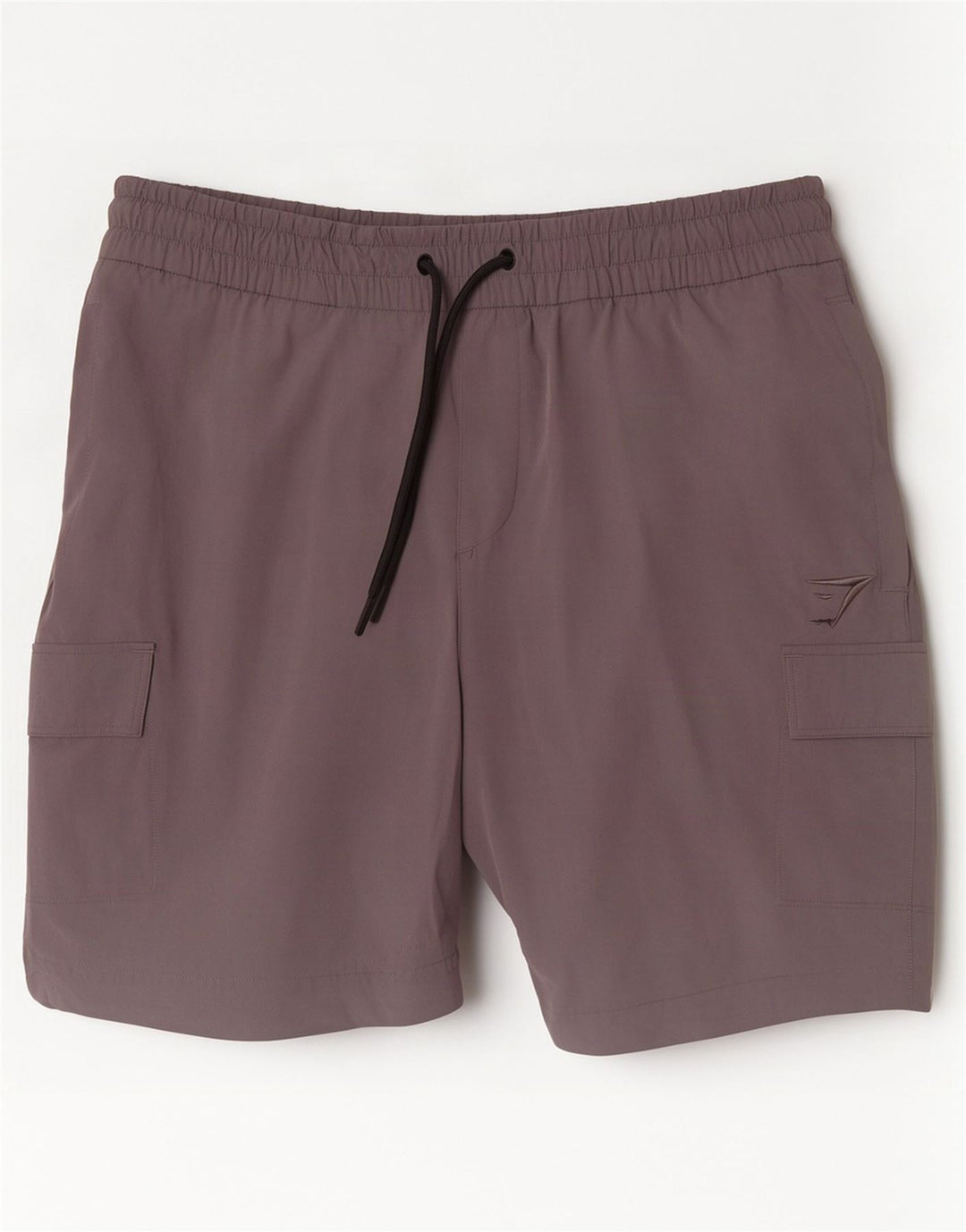 Gymshark Herren Cargo-Badeshorts, groß, aus grauem Nylon