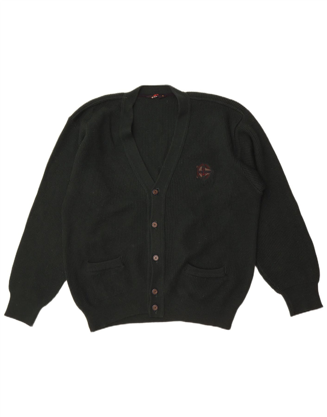 Paul & Shark Herren Yachting Cardigan Pullover XL Grüne Wolle