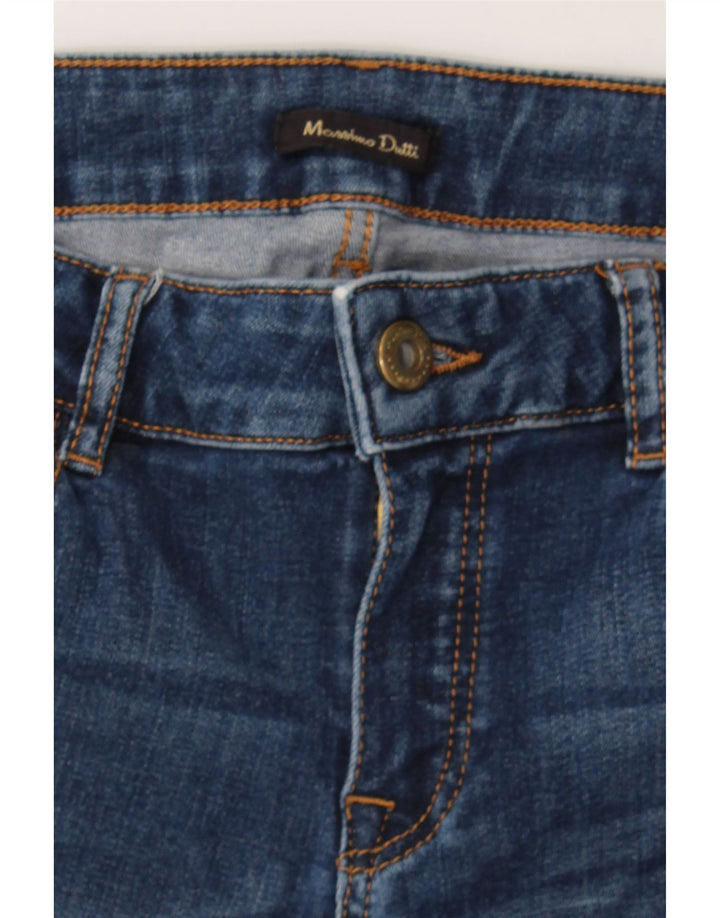 MASSIMO DUTTI Womens Distressed Skinny Jeans EU 38 Small W30 L30 Blue Vintage Massimo Dutti and Second-Hand Massimo Dutti from Messina Hembry 