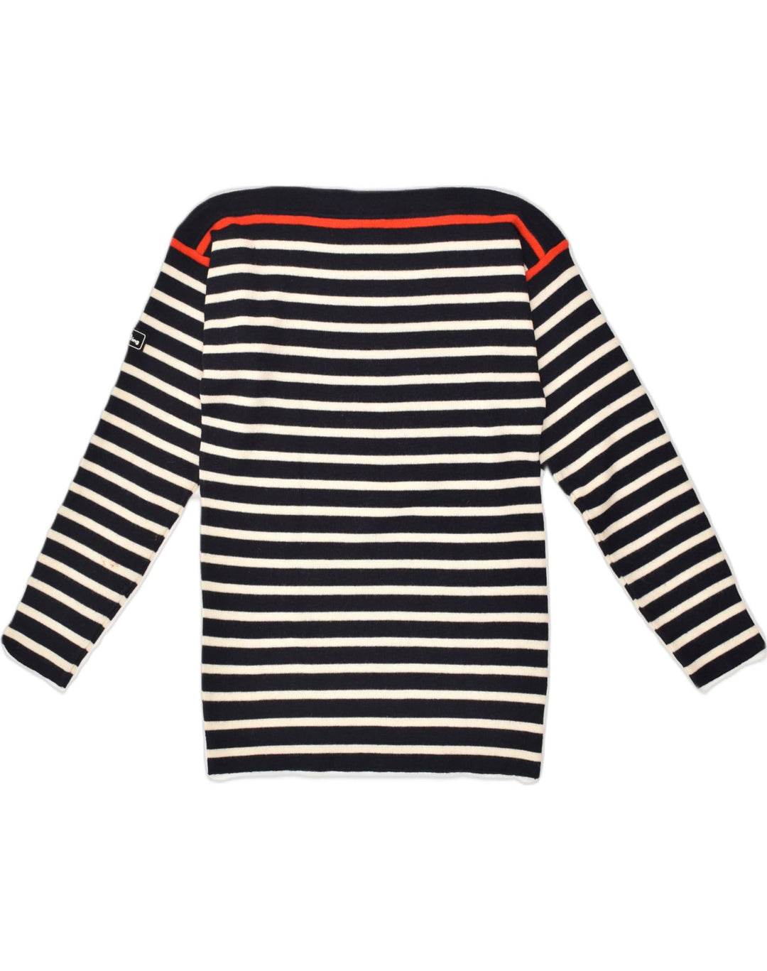 MARINA YACHTING Womens Boat Neck Jumper Sweater UK 8 Small Navy Blue | Vintage Marina Yachting | Thrift | Second-Hand Marina Yachting | Used Clothing | Messina Hembry 