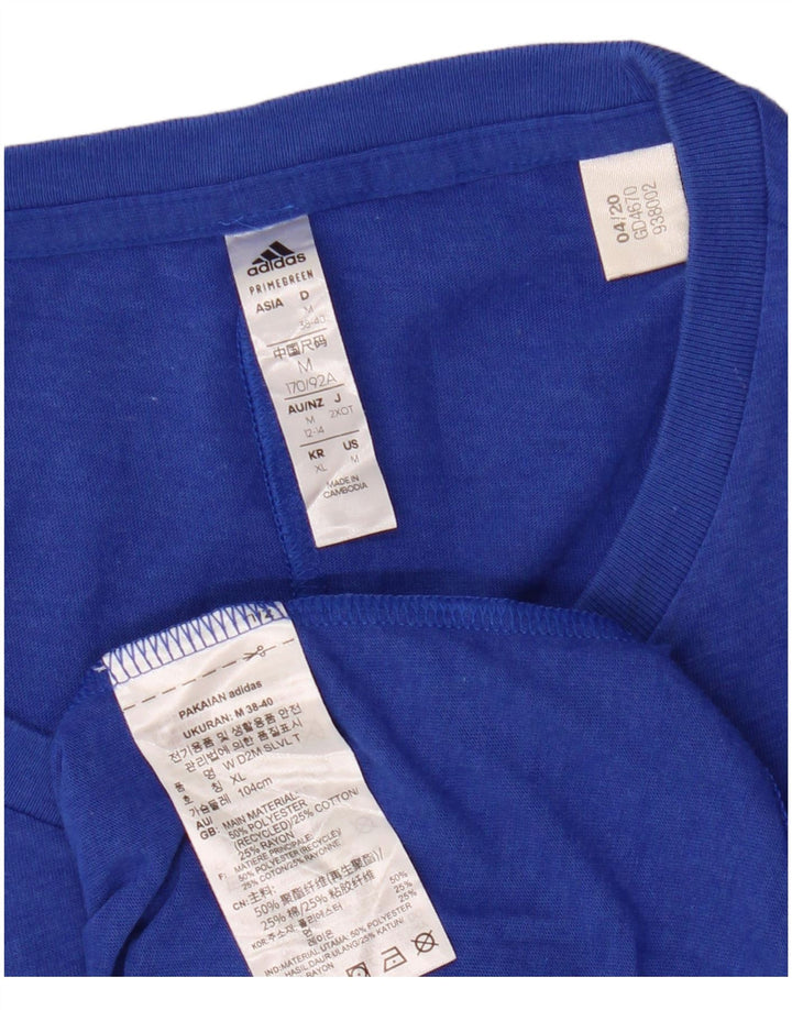 Adidas Herren Aeroready Weste Top UK 38/40 Mittelblaues Polyester