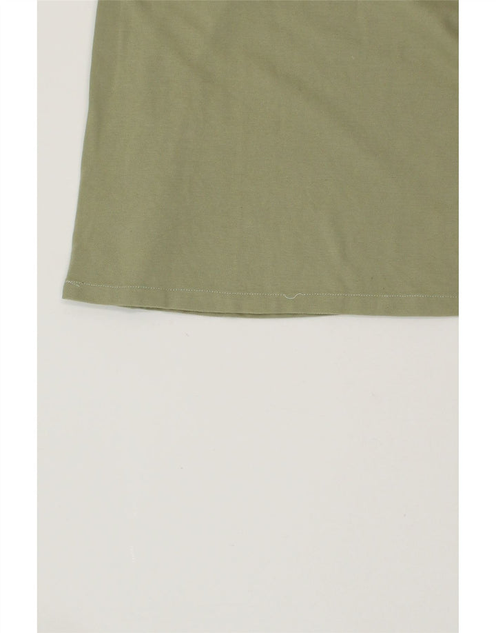 SERGIO TACCHINI Womens Sleeveless Basic Dress UK 14 Large Khaki Vintage Sergio Tacchini and Second-Hand Sergio Tacchini from Messina Hembry 