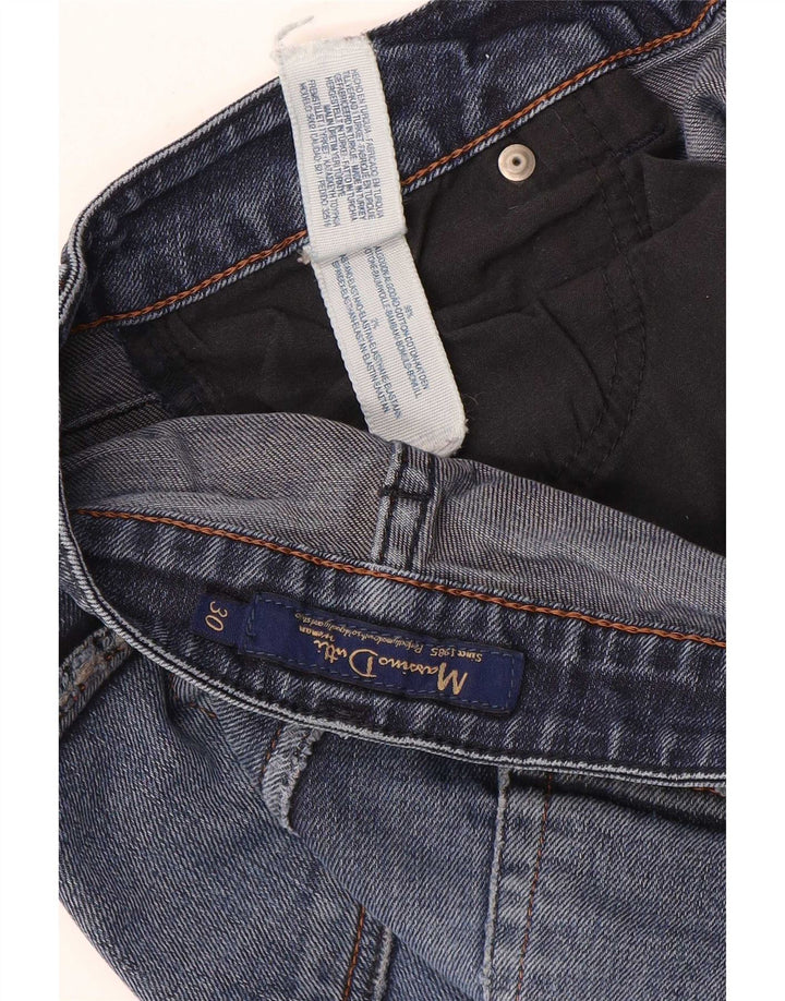 Massimo Dutti Damen Slim Jeans W30 L32 Blaue Baumwolle