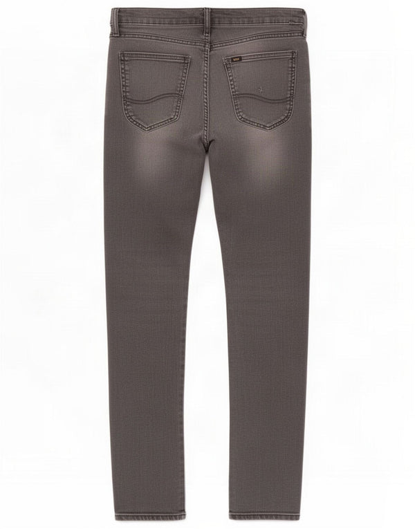 Lee Mens Luke Slim Tapered Jeans W30 L32 Grey Cotton