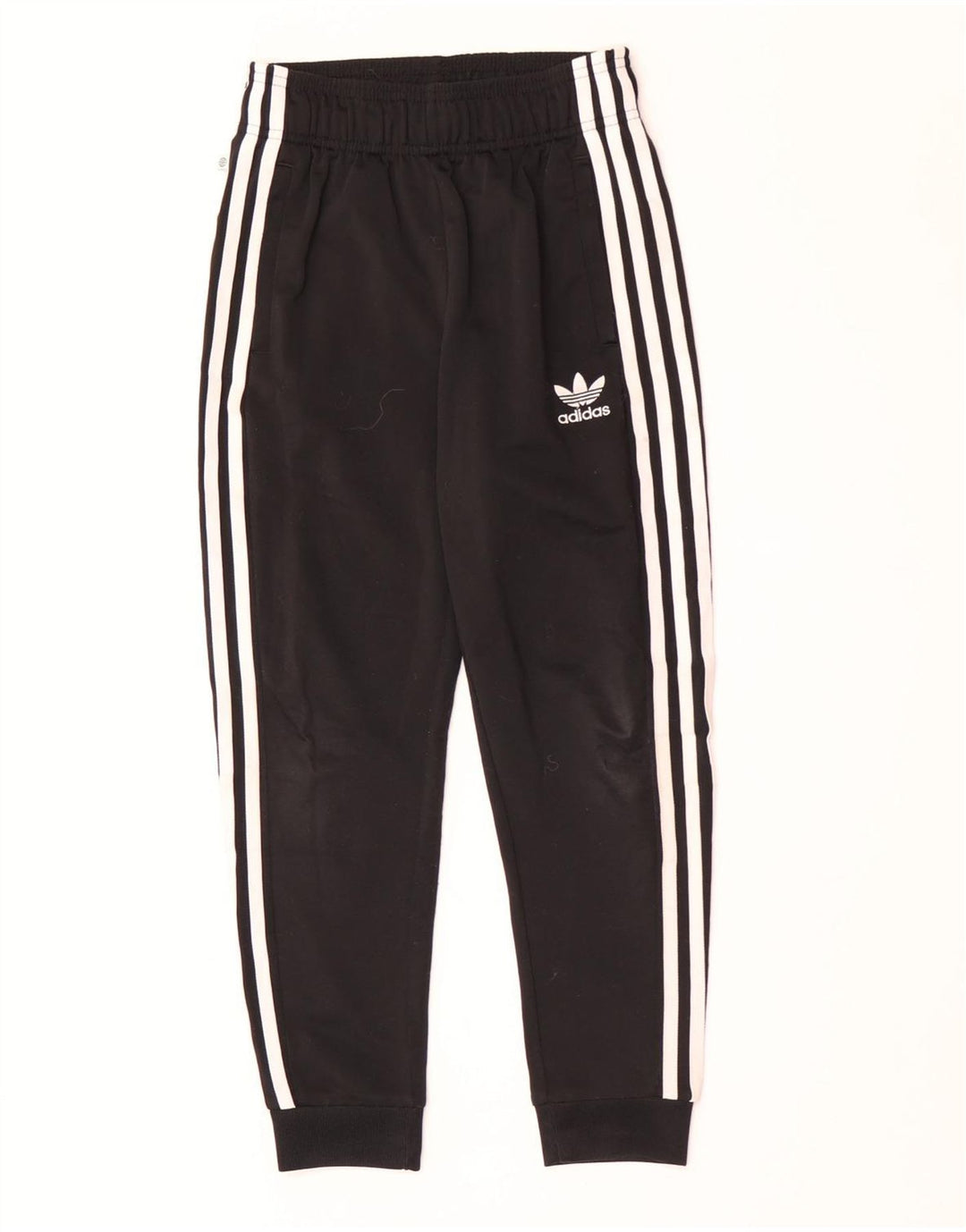 Adidas Jungen-Trainingshose, Jogginghose, 9–10 Jahre, schwarzes Polyester