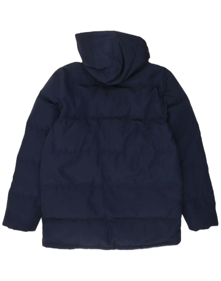 Tommy Hilfiger Herren-Jacke mit Kapuze, gepolstert, UK 44 2XL, Marineblau, Polyester