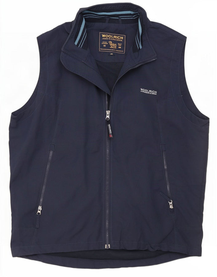 Woolrich Herren ärmellose Trainingsoberjacke 2XL Marineblau