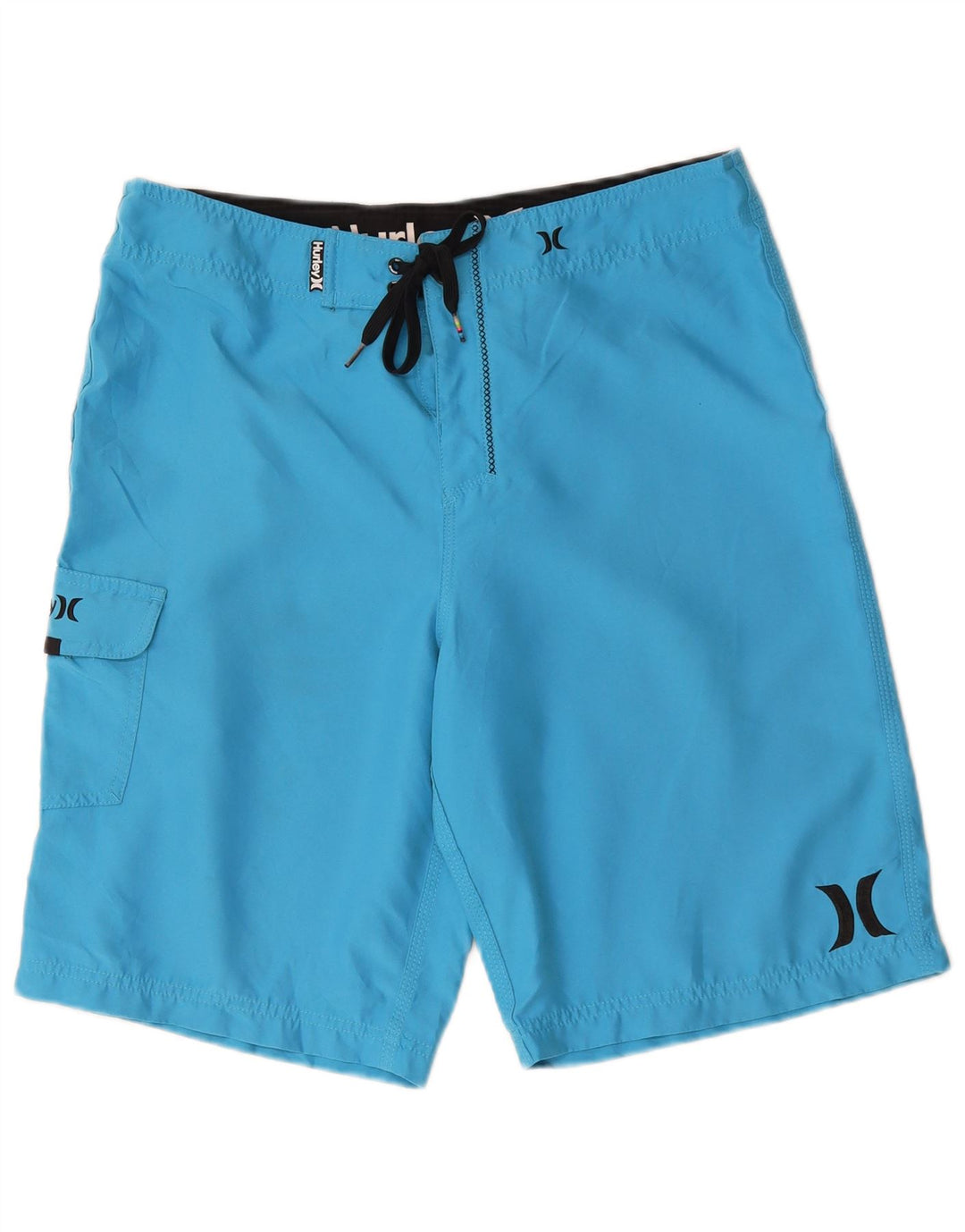 Hurley Herren-Badeshorts, Größe L, Blau