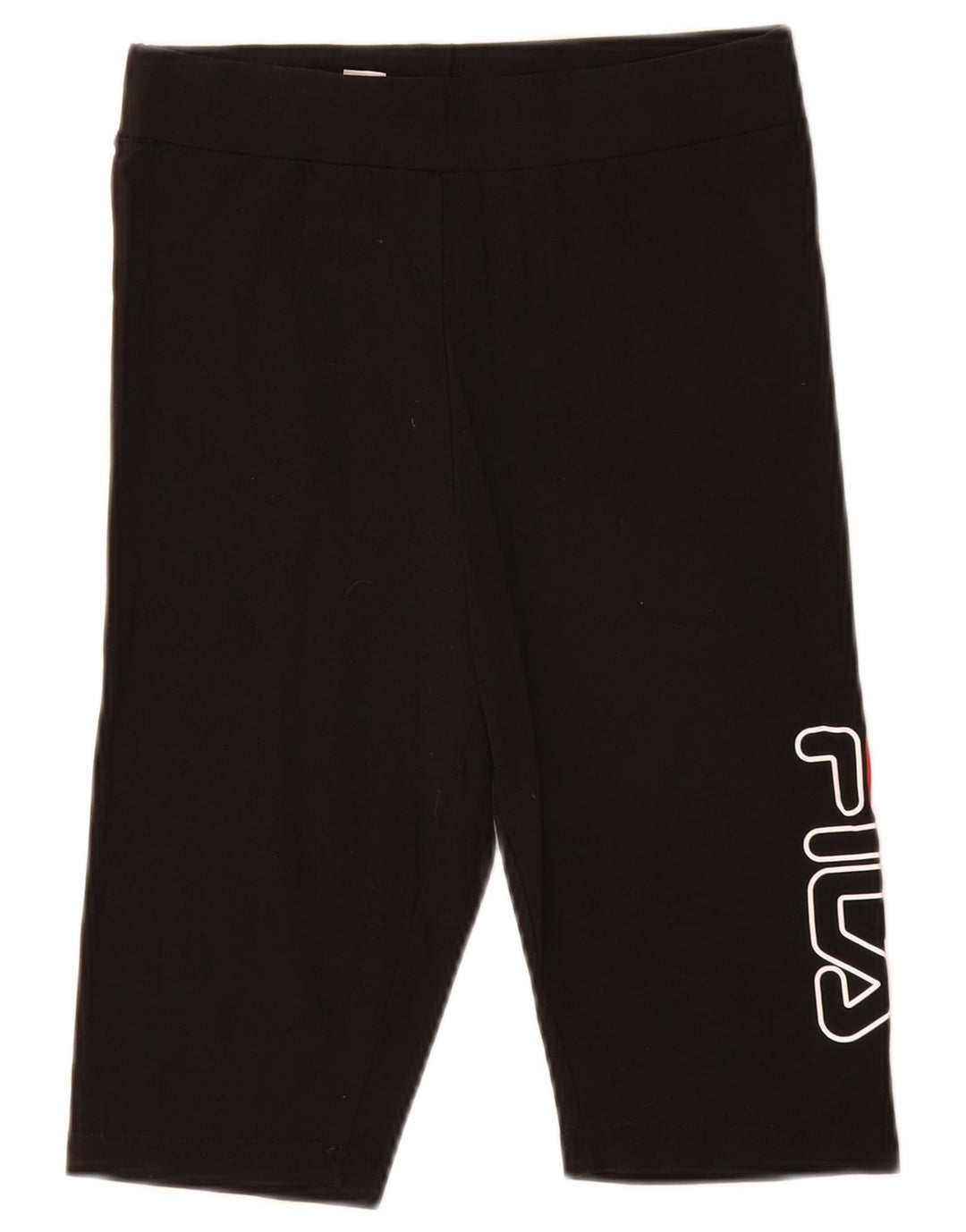 FILA Damen Graphic Sport Shorts UK 8 Small Schwarz