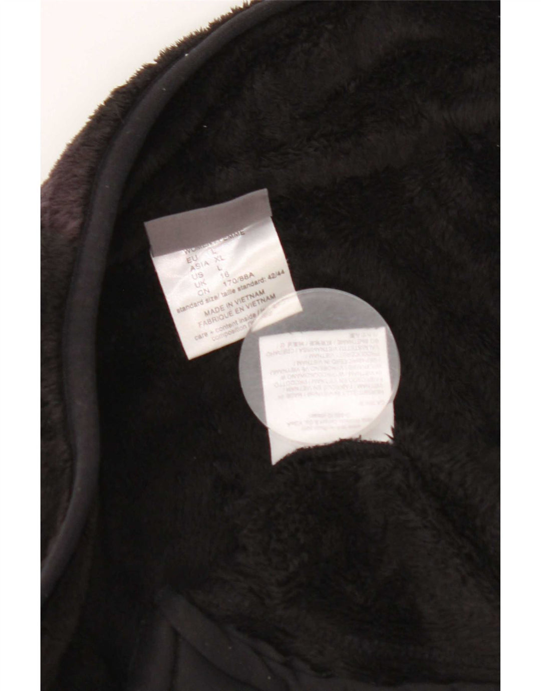 Jack Wolfskin Damen Liner Fleecejacke UK 16 Large Schwarz Polyester