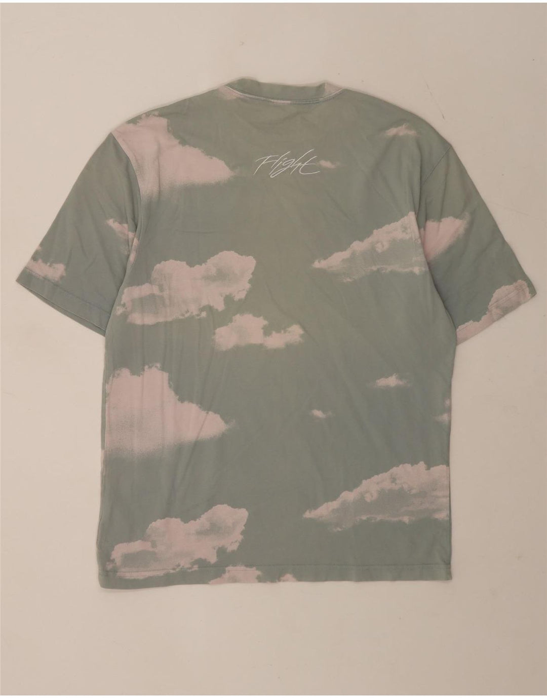 Jordan Herren Grafik-T-Shirt aus mittelgrüner Batik-Baumwolle