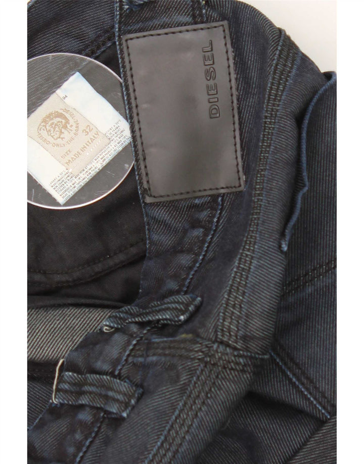 Diesel Herren Slim Jeans W32 L33 Marineblaue Baumwolle