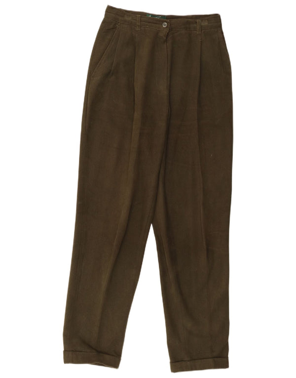Henry Cottons Damen Chinohose IT 42 Medium W28 L29 Khaki Baumwolle