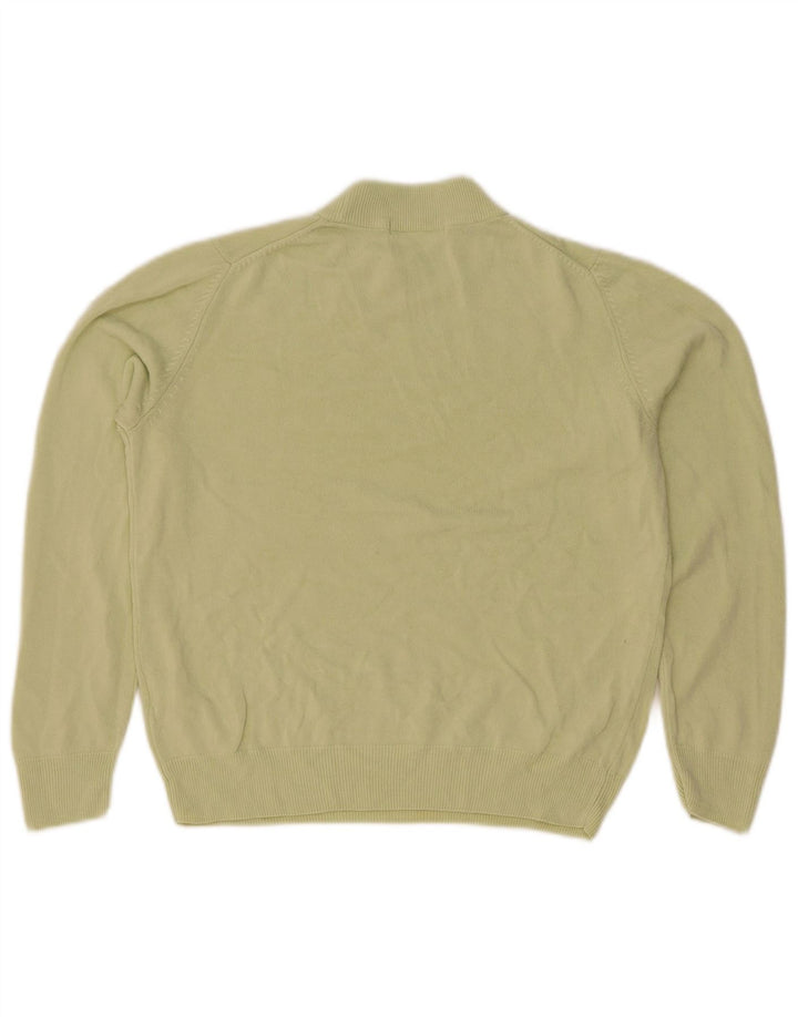 Marks & Spencer Damen Crop Rollkragenpullover Pullover UK 12 Mittelgrün