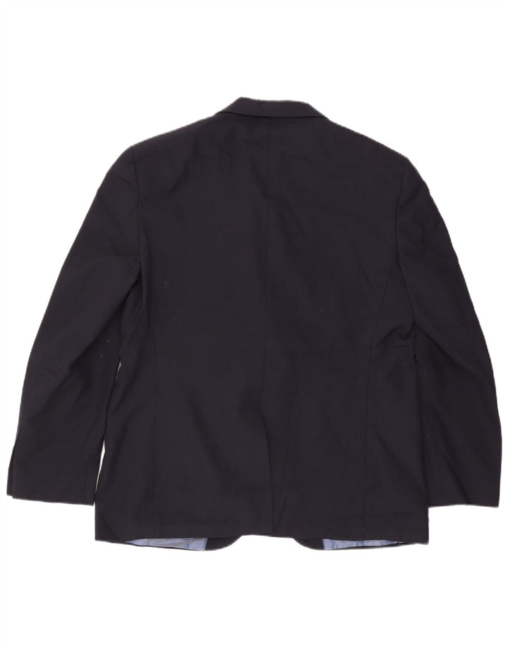 Marks & Spencer Herren-Blazer mit 2 Knöpfen, UK 42, große marineblaue Wolle